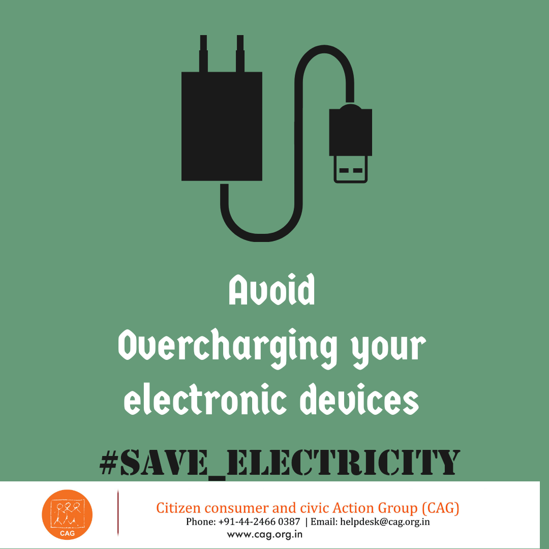 Poster Avoid overcharging devices CAG
